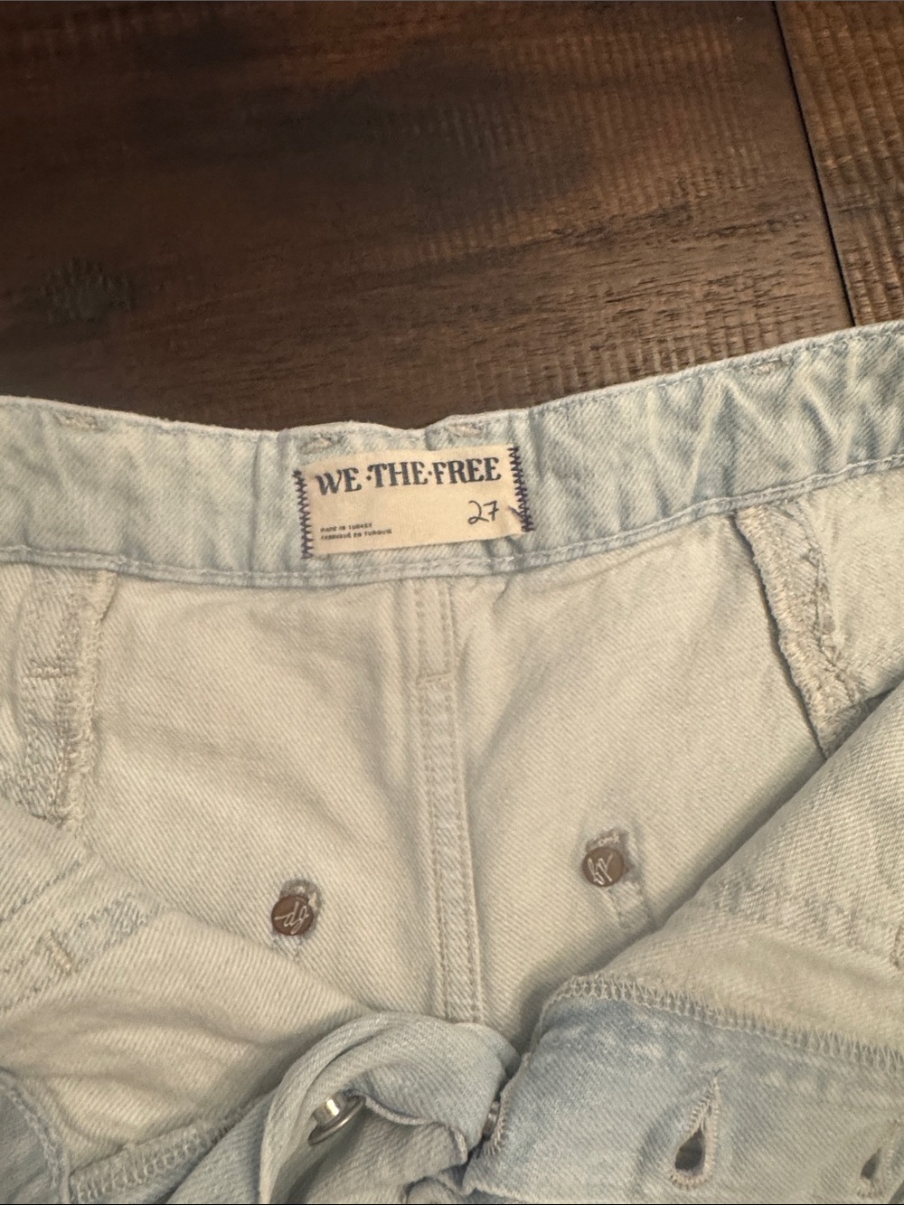 Free People we the free beginner’s luck jean shorts - Picture 3 of 5